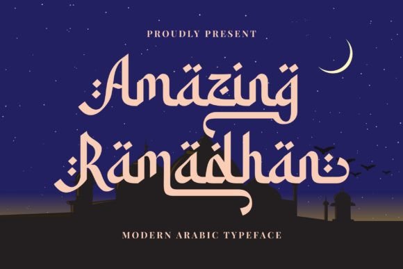 Amazing Ramadhan: A Script Font for Creative Projects