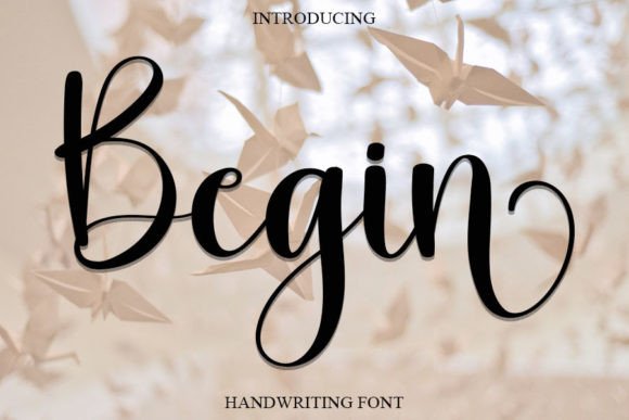 Begin Font: A Luxurious Touch for Branding