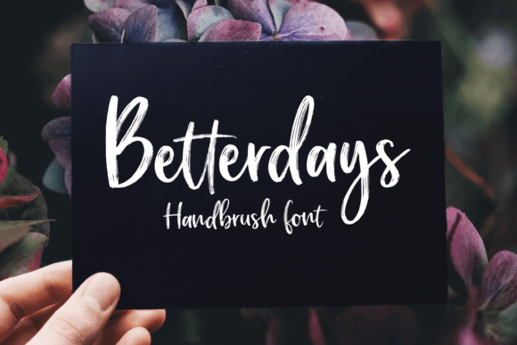 Betterdays: The Elegant Handwritten Typeface for Modern Web Design