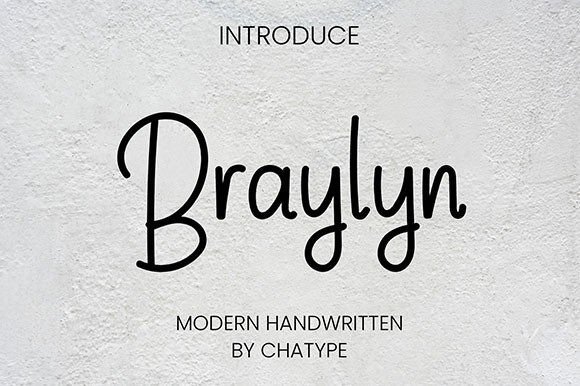 Braylyn: The Handwritten Font That Elevates Small Business Branding