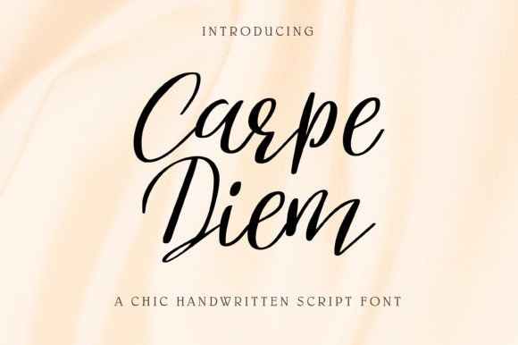 Carpe Diem Font for Branding That Feels Effortless