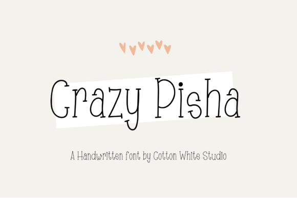 Crazy Pisha: A Handwritten Font for Bold Brand Campaigns