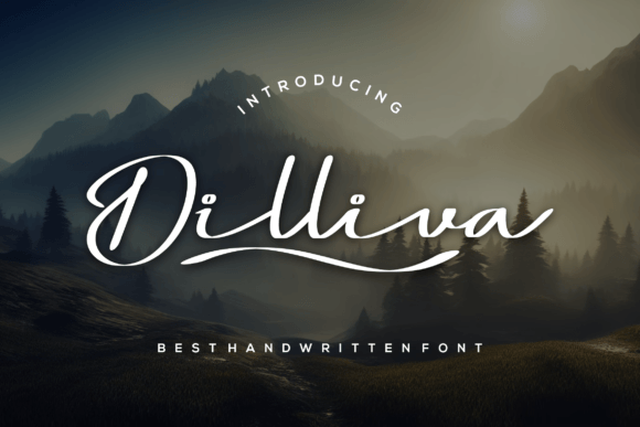 Dilliva: A Delicate Handwritten Font for Branding Projects