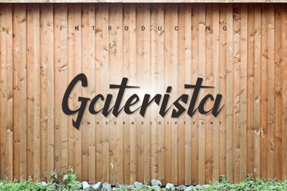 Gaterista: The Bold Handwritten Typeface for Scroll-Stopping Campaigns