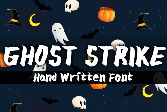 Ghost Strike Font for Halloween-Themed Campaigns
