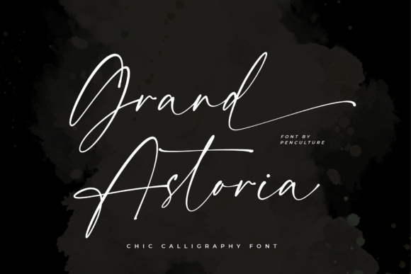Grand Astoria: A Modern Script Font for Campaign Creativity