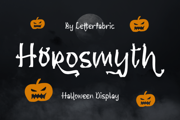 Horosmyth: A Whimsical Font for Halloween-Themed Web Designs