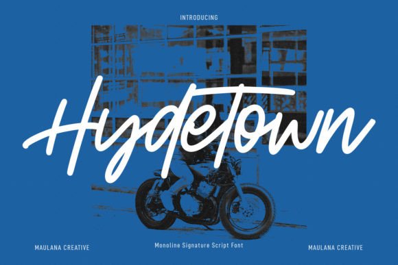 Hydetown: The Modern Script Font for Scroll-Stopping Campaigns