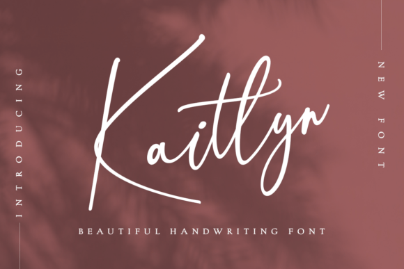 Kaitlyn Font: A Modern Calligraphy Boost for Your Brand
