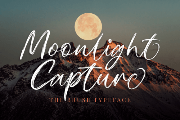 Moonlight Capture: The Perfect Script Font for Handmade Product Labels