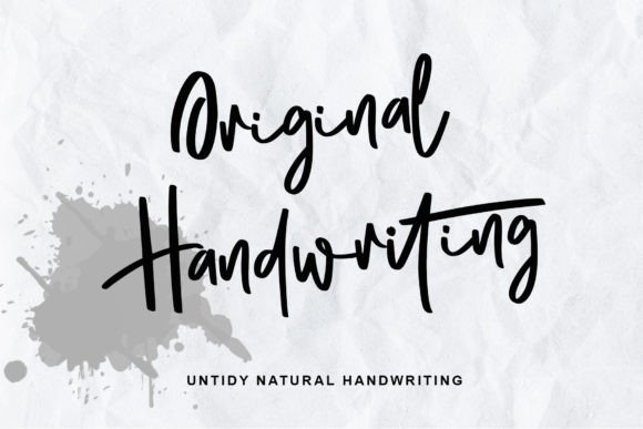 Original Handwriting: A Premium Script Font for Modern Web Design