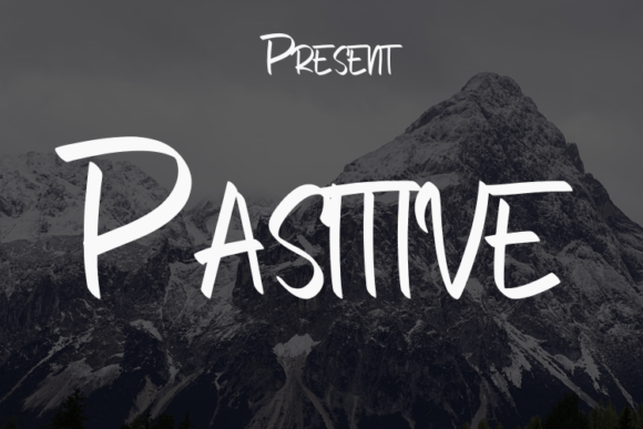 Pasitive: A Handwritten Typeface for Modern Branding