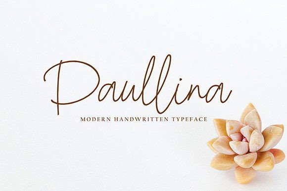 Paullina: The Perfect Script Typeface for Handmade Branding