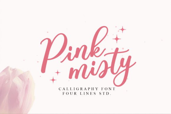 Pink Misty Font for Editorial Design