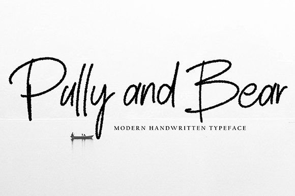 Pully and Bear: A Fresh Script Typeface for Modern Branding