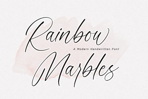 Rainbow Marbles Font for Bold Branding