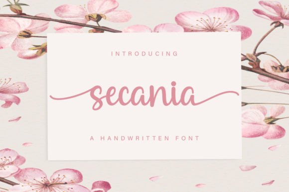 Secania: The Handwritten Typeface That Elevates Digital Brand Identity