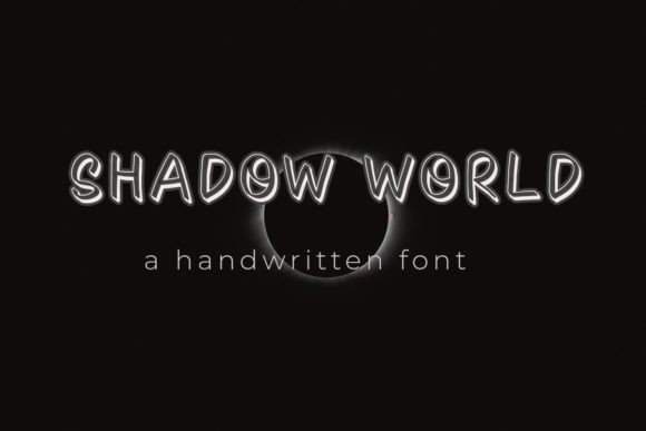 Shadow World: A Handwritten Font That Elevates Branding