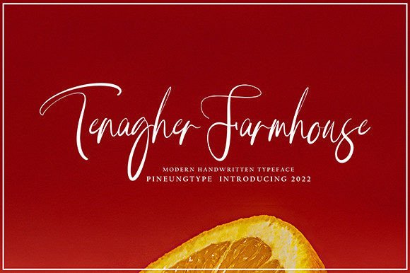 Tenagher Farmhouse Font Review