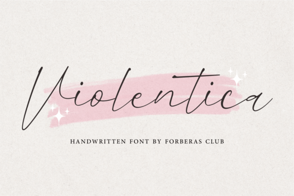 Violentica: A Timeless Handwritten Font for Editorial Design