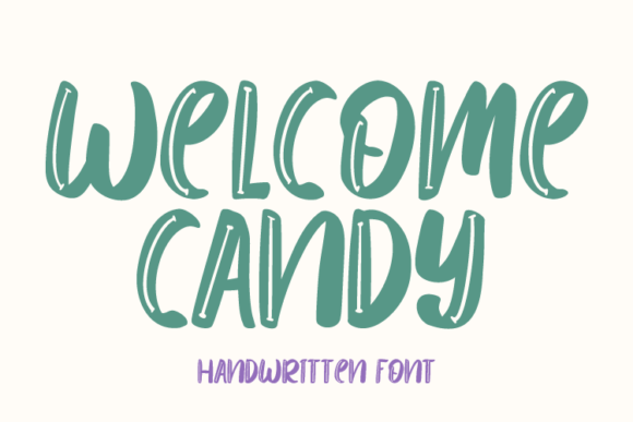 Welcoming Customers with the Welcome Candy Font
