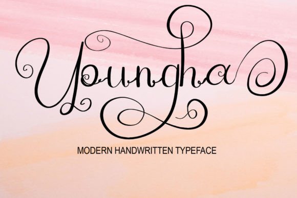 Youngha Font for Handmade Creations